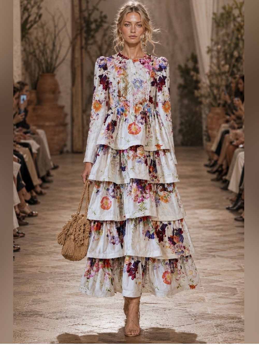 ZIMMERMANN Prima Tiered Dress - Picture 1 of 16